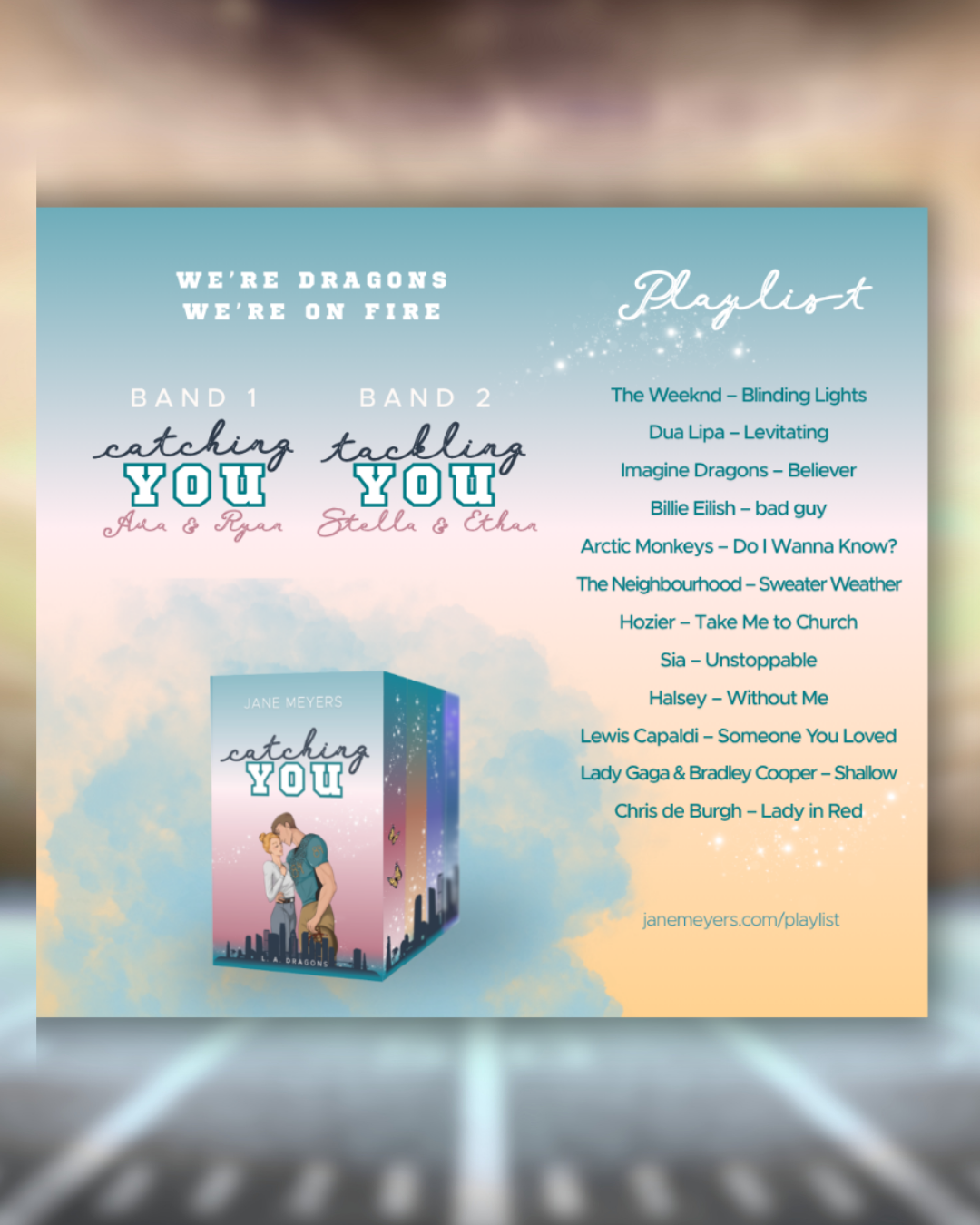 Umschlag innen hinten mit Klappe und Playlist tackling YOU Jane Meyers